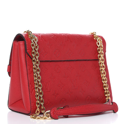 Louis Vuitton Empreinte Vavin PM Scarlet 3 of 8