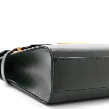 Saint Laurent Smooth Calfskin Medium Manhattan Shoulder Bag Dark Green 9 of 10