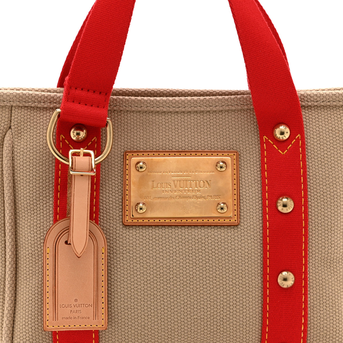 Louis Vuitton Toile Antigua Cabas PM Beige 8 of 10