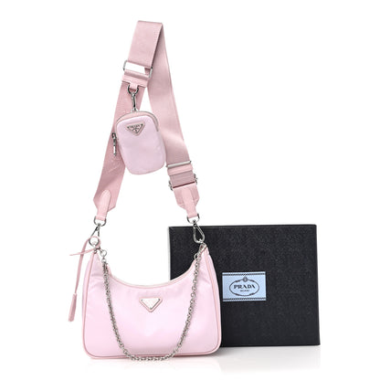 Prada Nylon Re-Edition 2005 Shoulder Bag Alabastro 11 of 11