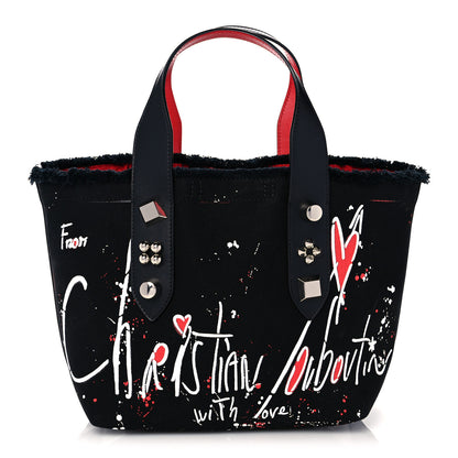Christian Louboutin Canvas Frangibus Tote Black 1 of 8