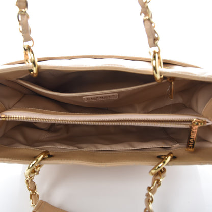 Chanel Caviar Quilted Grand Shopping Tote GST Beige Clair 5 of 16