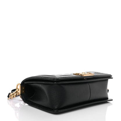 Chanel Caviar Quilted Medium Boy Flap Black 4 of 9