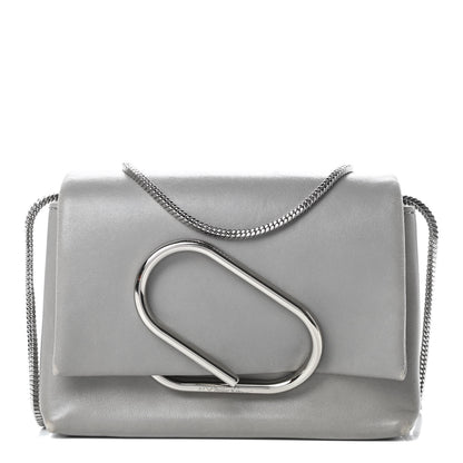 3.1 Phillip Lim Calfskin Alix Soft Flap Clutch Grey 1 of 18