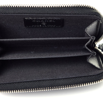Chanel Caviar Quilted Incognito Zip Coin Purse Black 5 of 8