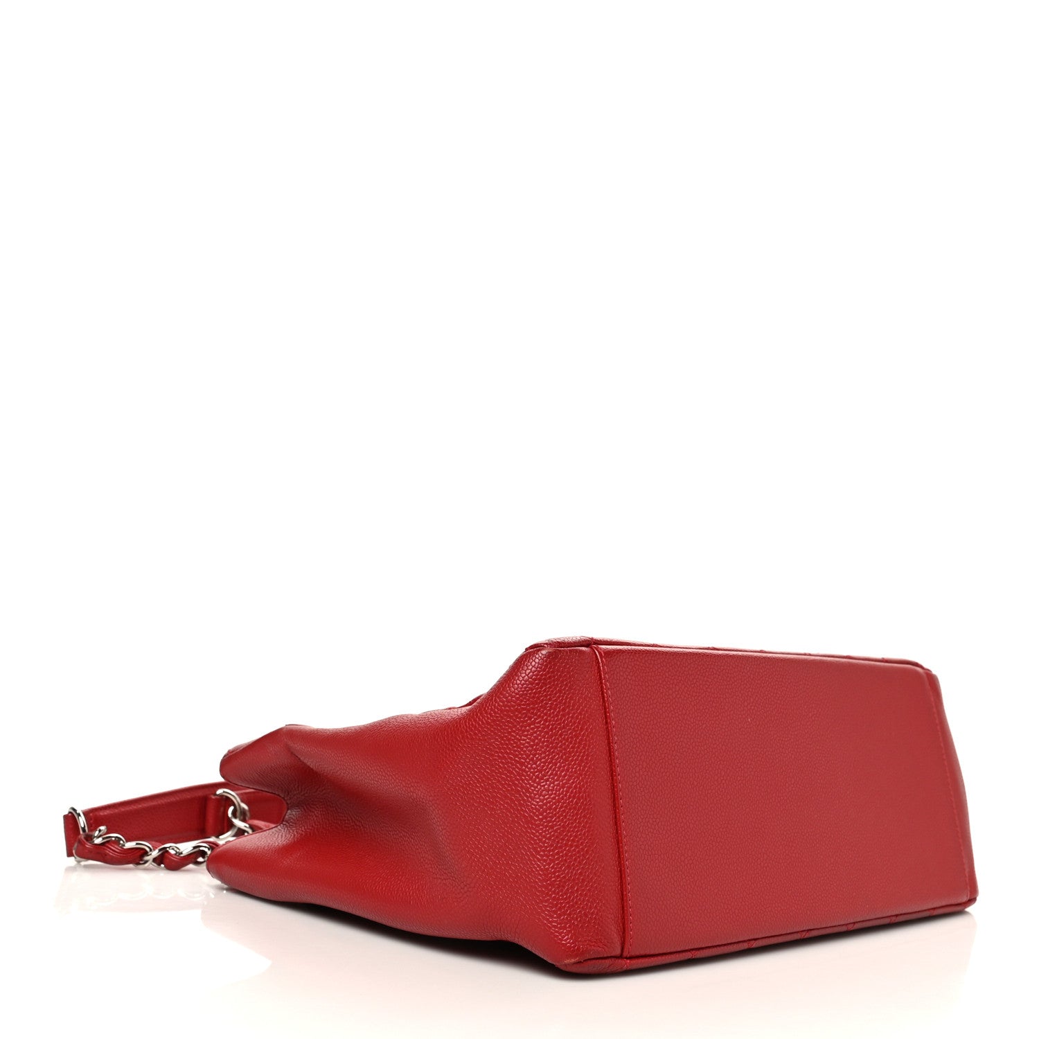 Chanel Caviar Quilted Grand Shopping Tote GST Red 4 of 11