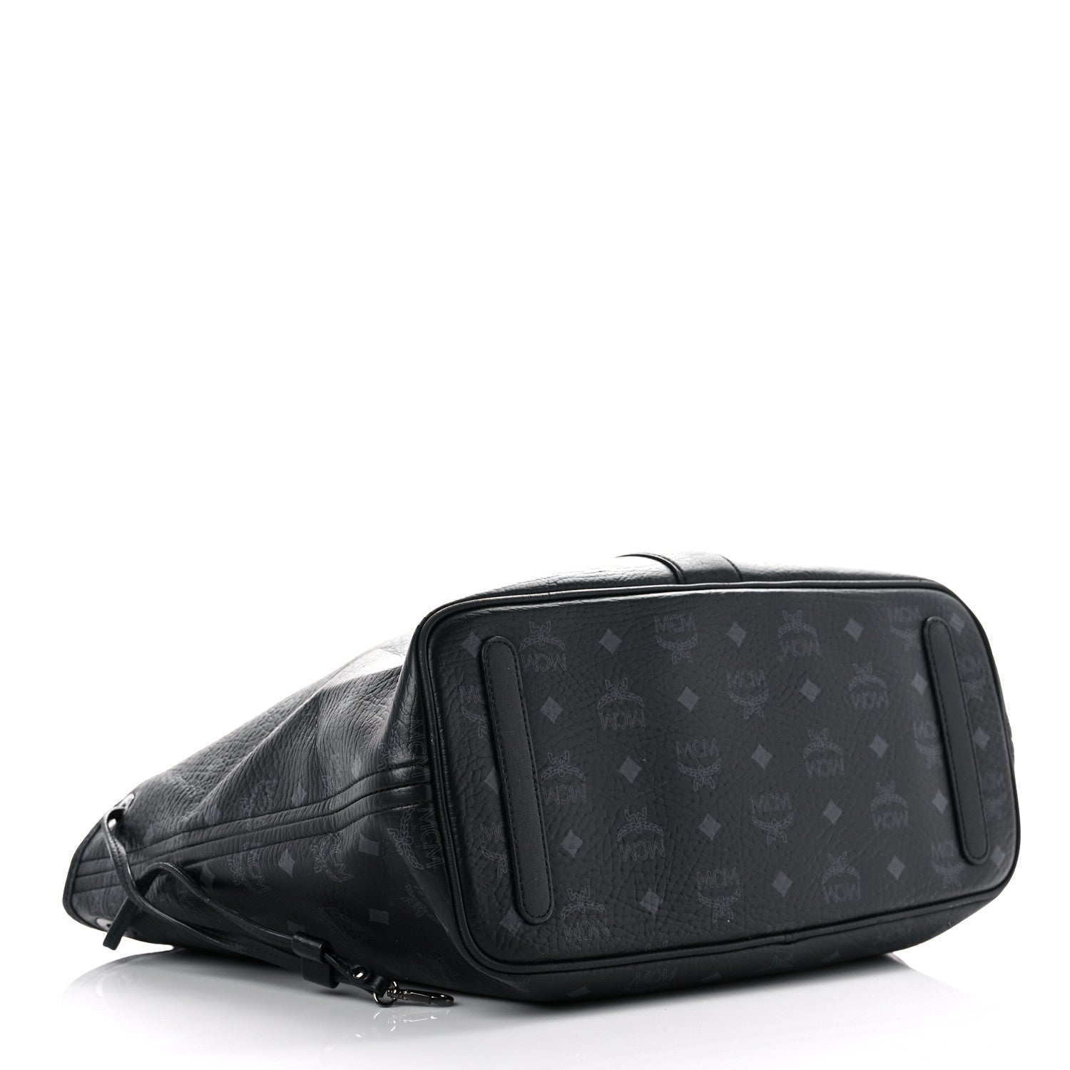 MCM Visetos Medium Liz Reversible Shopper Tote Black 6 of 24