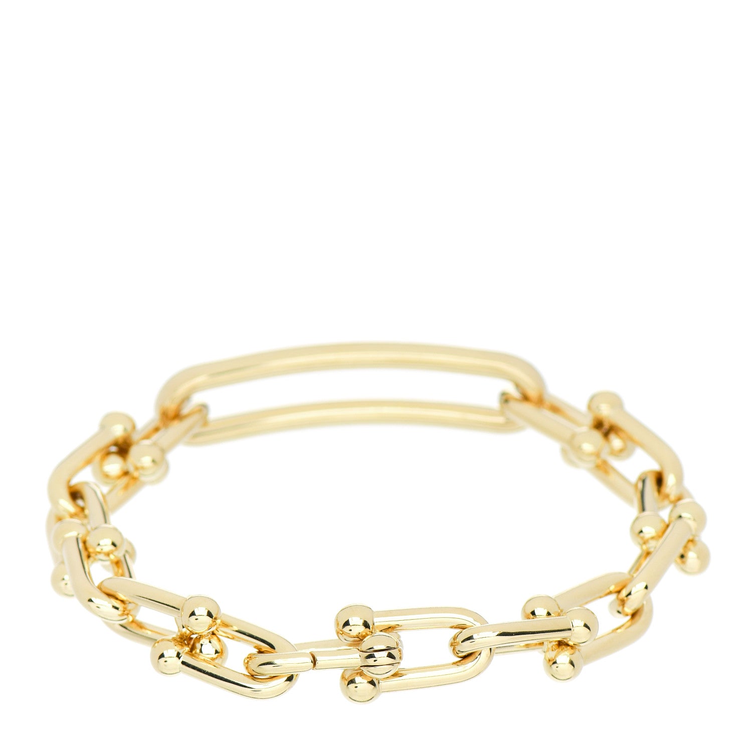 Tiffany 18K Yellow Gold Extra Large HardWear Link Bracelet 2 of 4