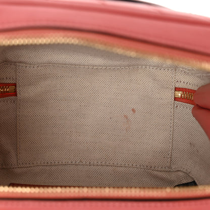 Gucci Sakai Be Green Calfskin Diagonal Stitched Blondie Top Handle Bag Pink 5 of 11