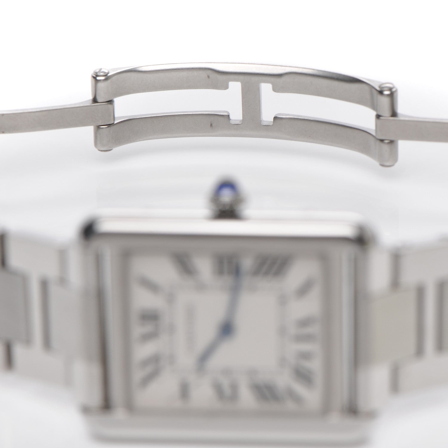 Cartier Stainless Steel 24mm Tank Solo Quartz Watch 4 of 13