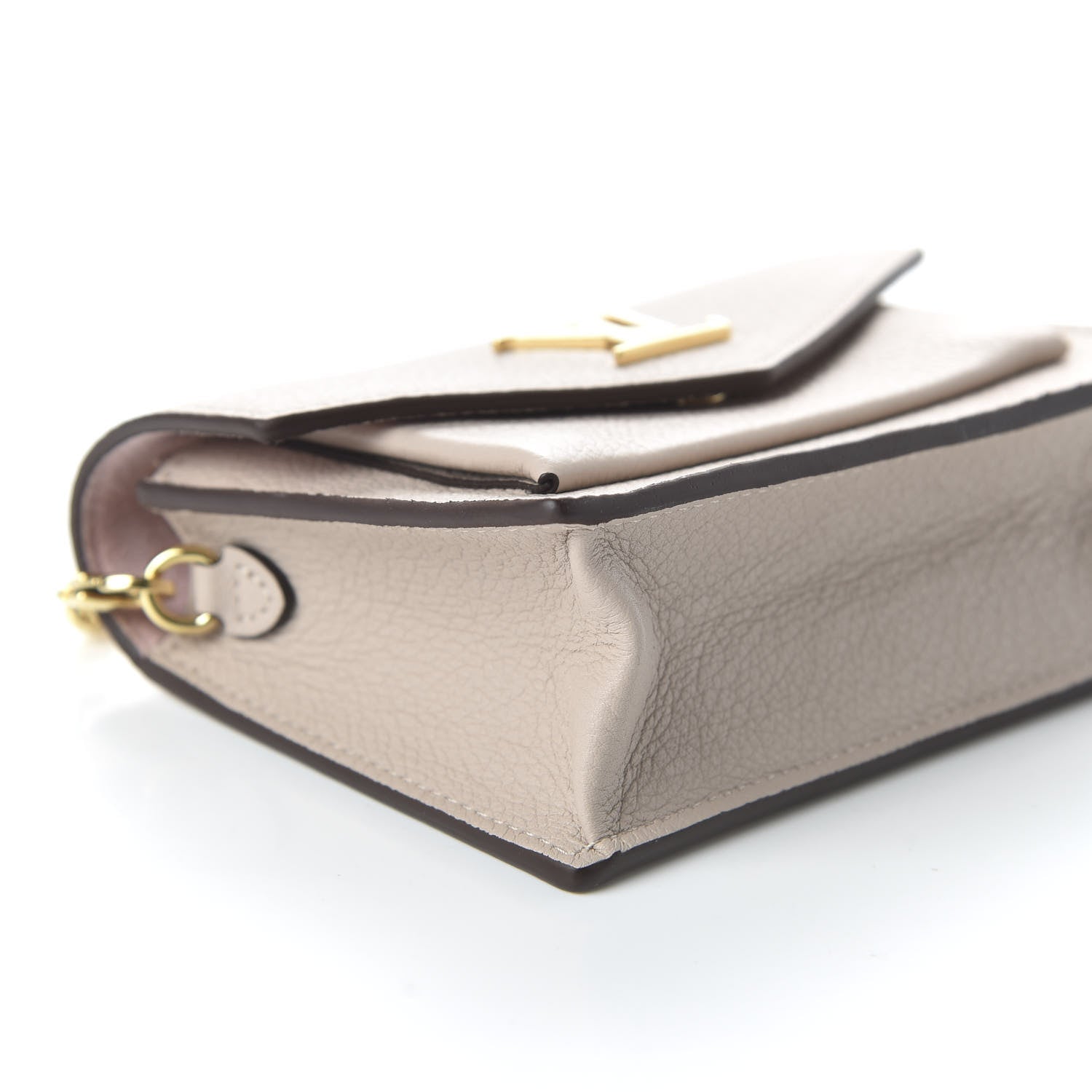 Louis Vuitton Soft Calfskin Mini My Lockme Chain Pochette Greige 6 of 10