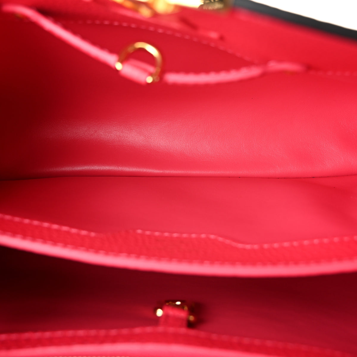Louis Vuitton Taurillon Capucines MM Black Rose Berlingot 5 of 9