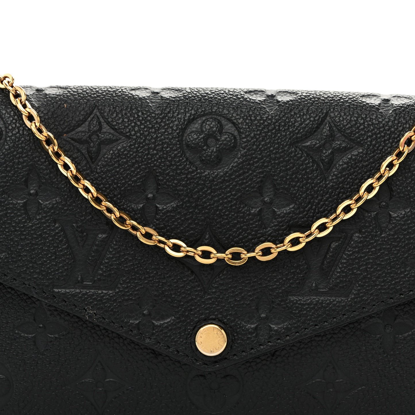 Empreinte Pochette Felicie Chain Wallet Black
