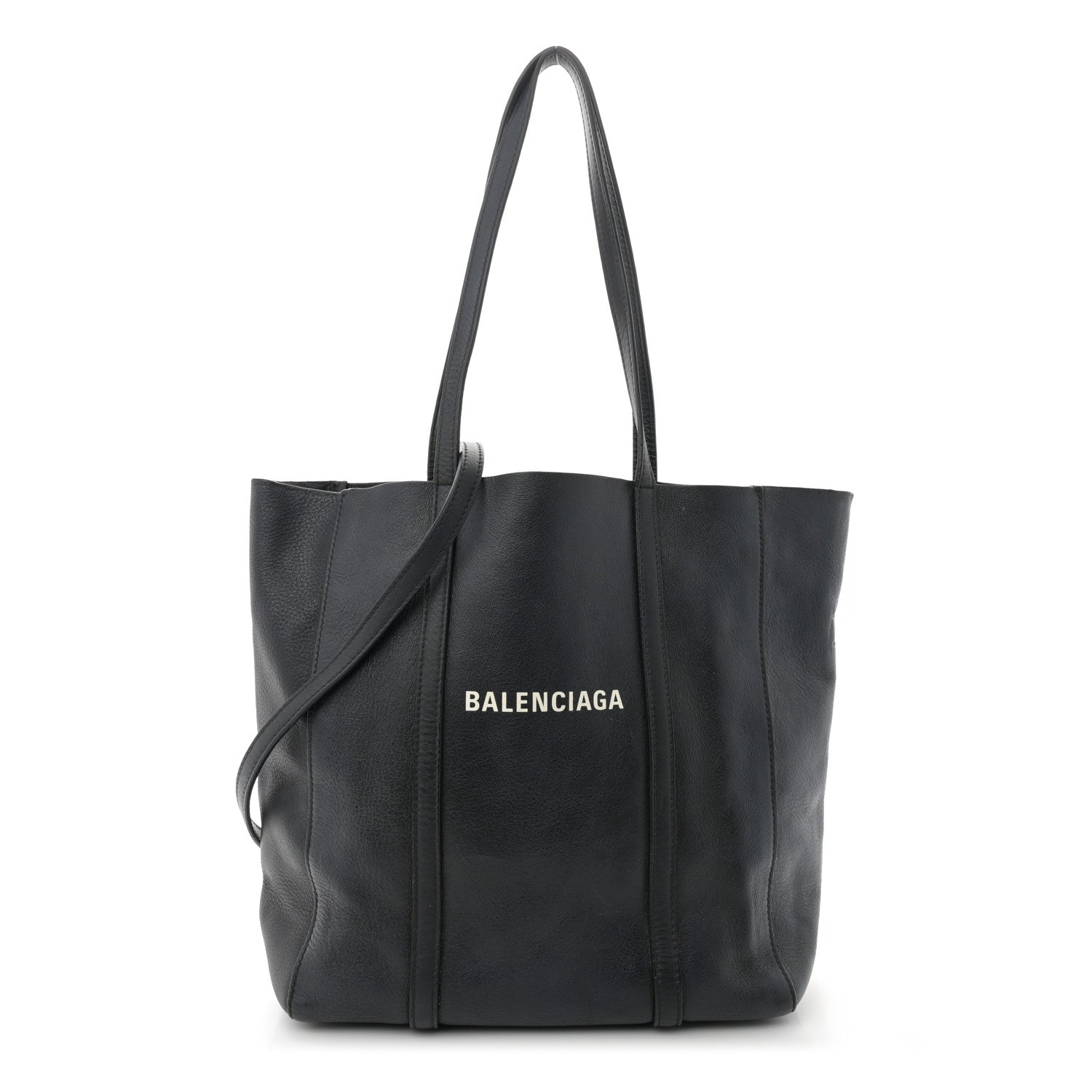 Balenciaga Smooth Calfskin Double Sided XS Everyday Tote Black 1 of 12