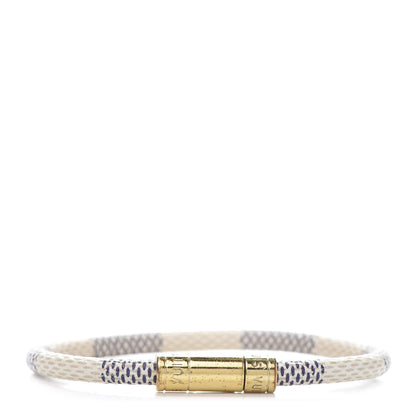 Louis Vuitton Damier Azur Keep It Bracelet 17 1 of 4