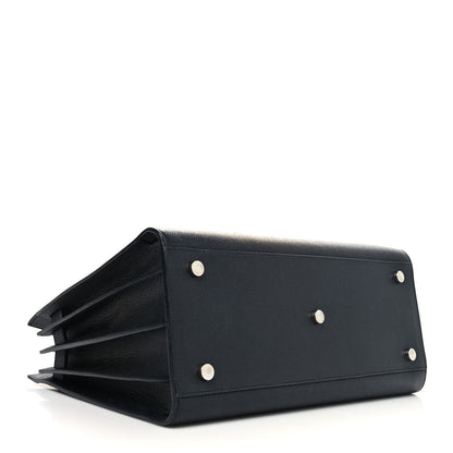 Saint Laurent Grained Calfskin Small Sac De Jour Black 4 of 12
