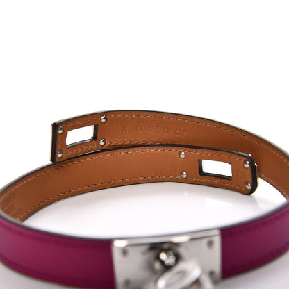 Hermes Swift Kelly Double Tour Bracelet S Rose Pourpre 5 of 8