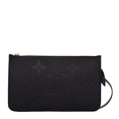 Louis Vuitton Empreinte Monogram Giant Neverfull MM Pochette Black 1 of 5