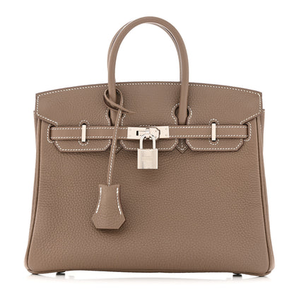 Hermes Togo Birkin 25 Etoupe 1 of 12