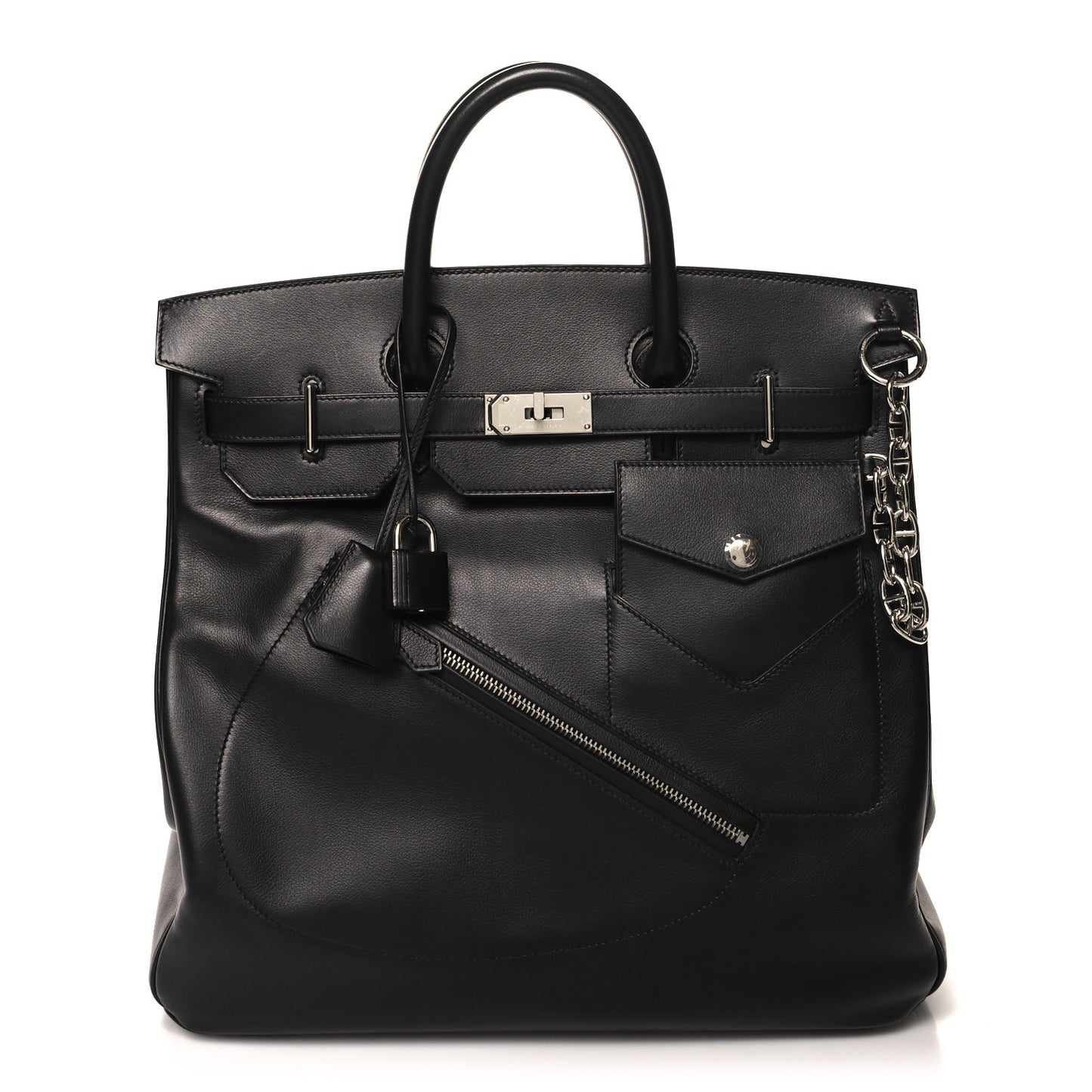 Veau Volupto Rock HAC Birkin 40 Black