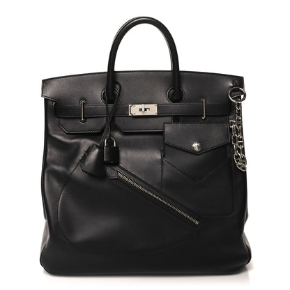 Hermes Veau Volupto Rock HAC Birkin 40 Black 1 of 14