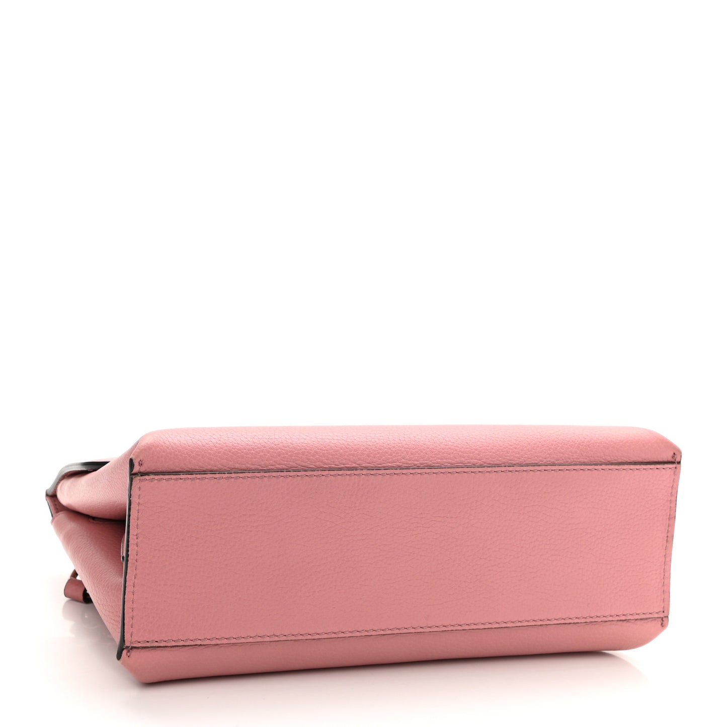 Cellarius Calfskin Small Bamboo Daily Top Handle Bag Carmine Rose