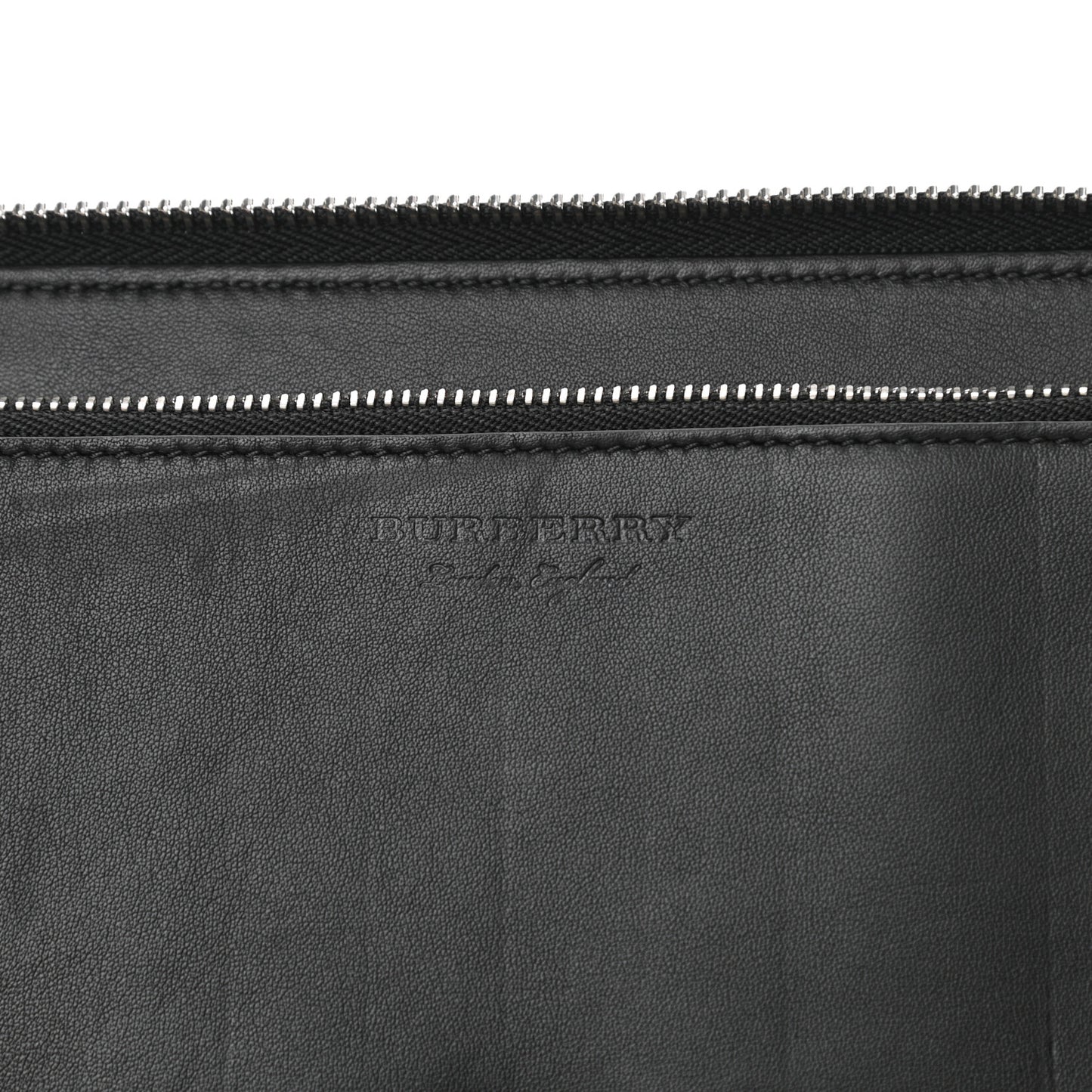 Trench Calfskin Splash Continental Wallet Black