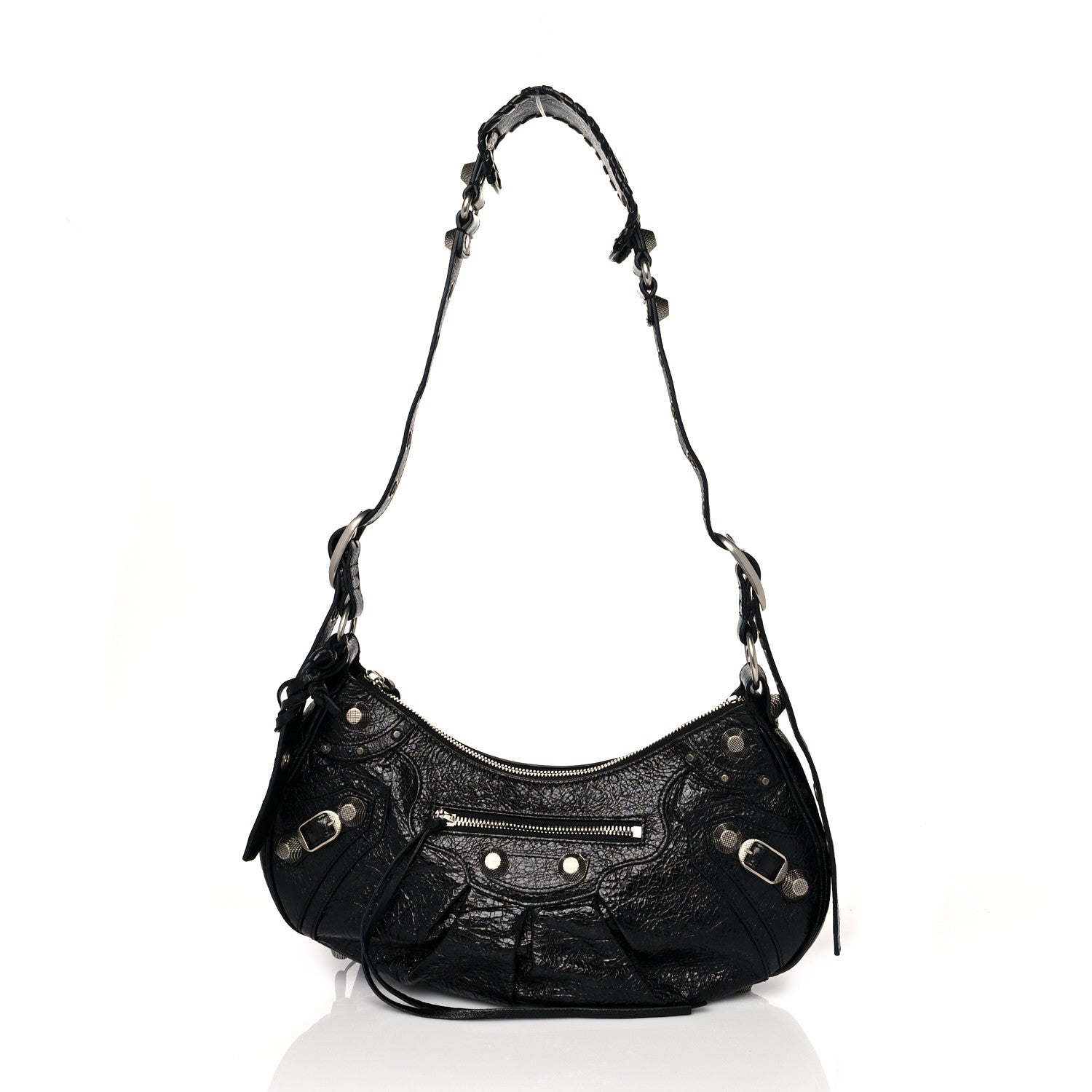 Balenciaga Agneau Arena Small Le Cagole Shoulder Bag Black 2 of 10