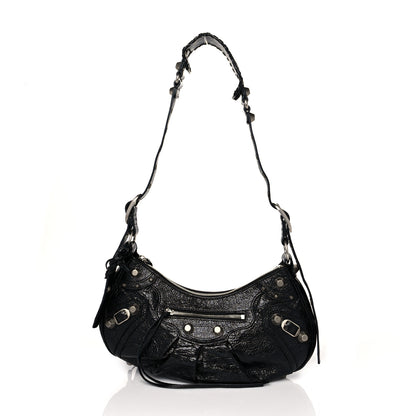 Balenciaga Agneau Arena Small Le Cagole Shoulder Bag Black 2 of 10