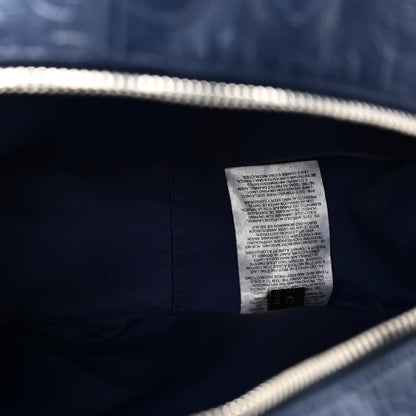 Gucci Textured Dollar Calfskin Web Debossed GG Kids Backpack Blue Agata 5 of 10
