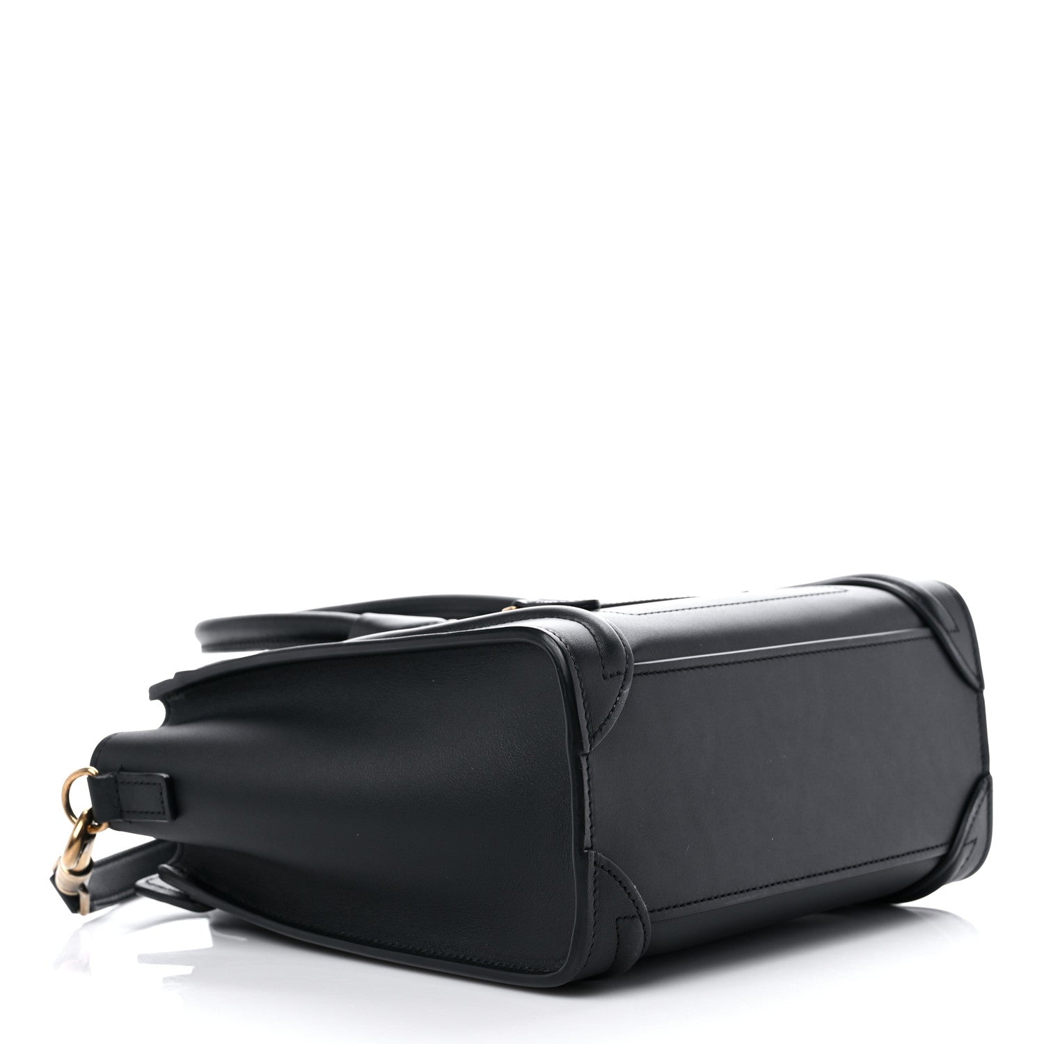 Celine Smooth Calfskin Nano Luggage Black 4 of 14