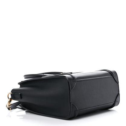 Celine Smooth Calfskin Nano Luggage Black 4 of 14