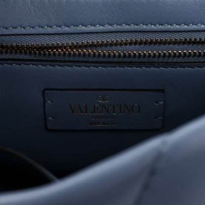 Valentino Garavani Nappa Medium Roman Stud Shoulder Bag Niagara 6 of 9