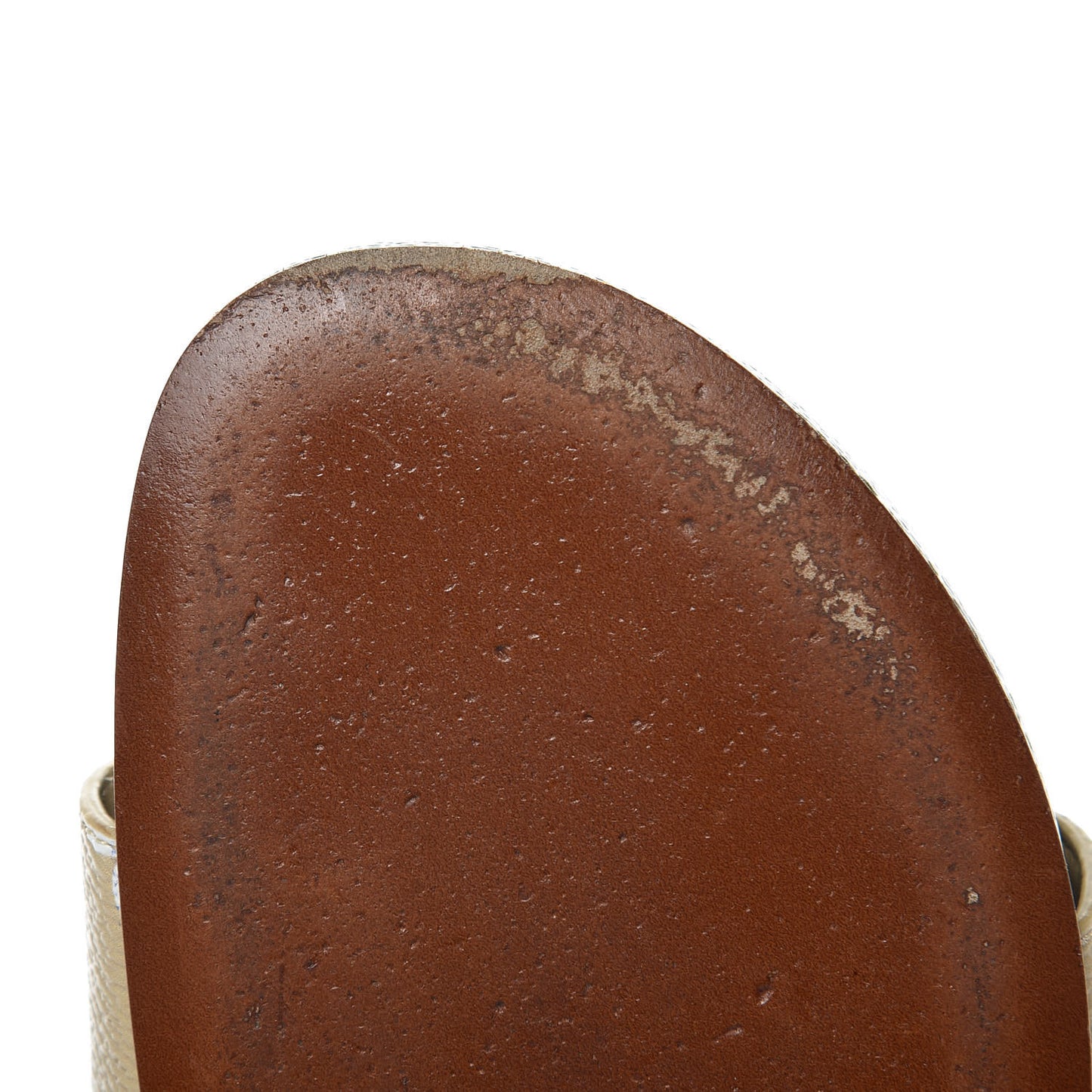 Monogram Giant Bom Dia Flat Mule Sandals 37 White Moka