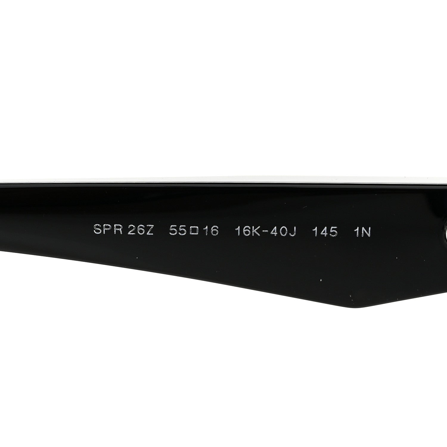 Prada Acetate Oval Sunglasses SPR 26Z Black Purple 5 of 8