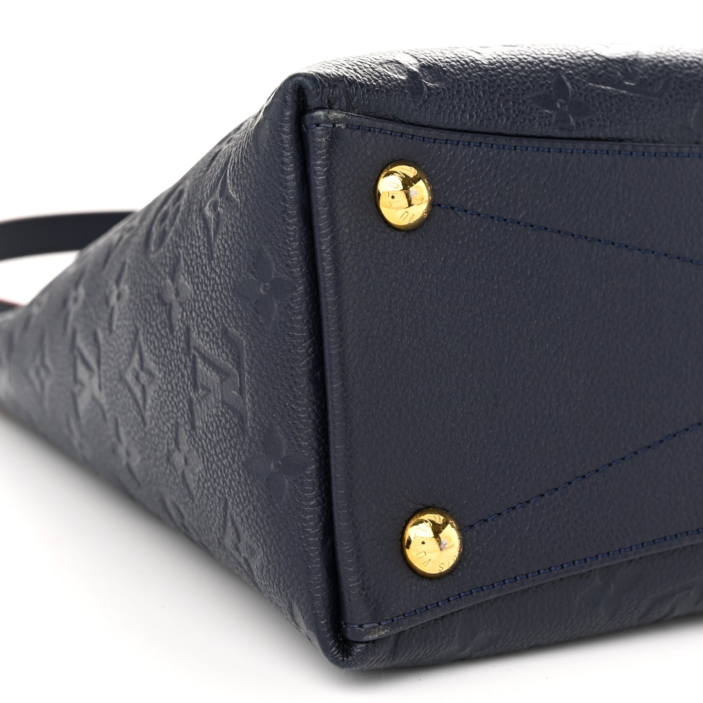 Empreinte V Tote MM Marine Rouge