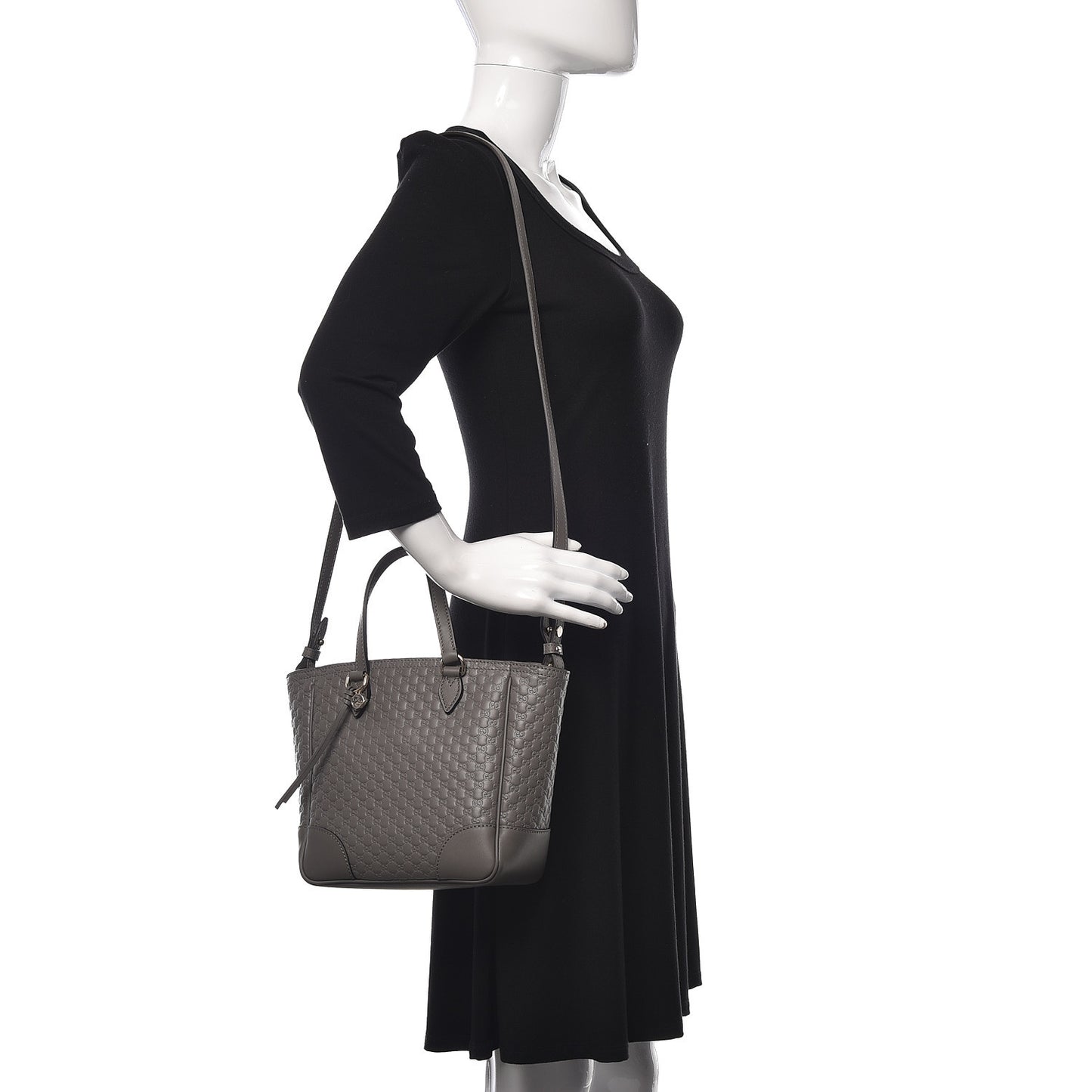 Microguccissima Small Bree Tote Graphite