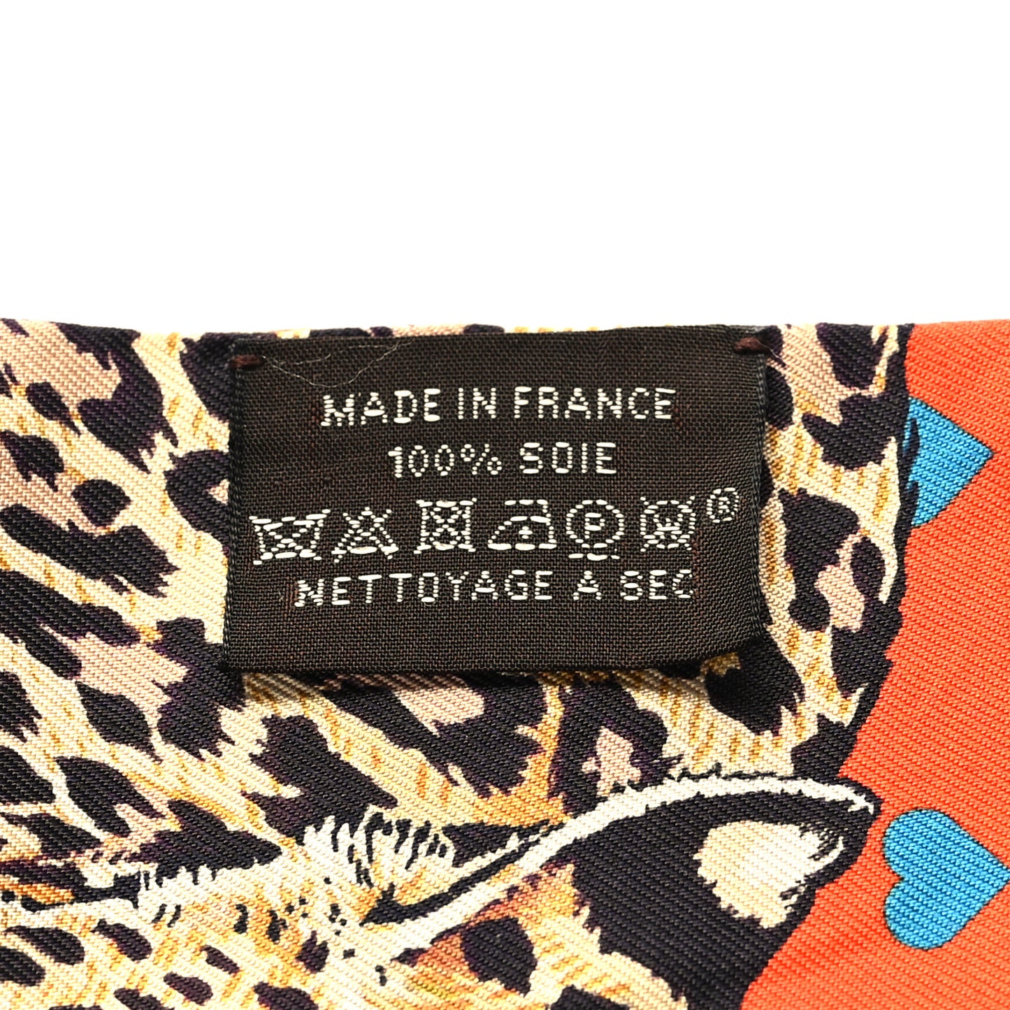 Silk Jungle Love Love Twilly Orange Bleu Brun