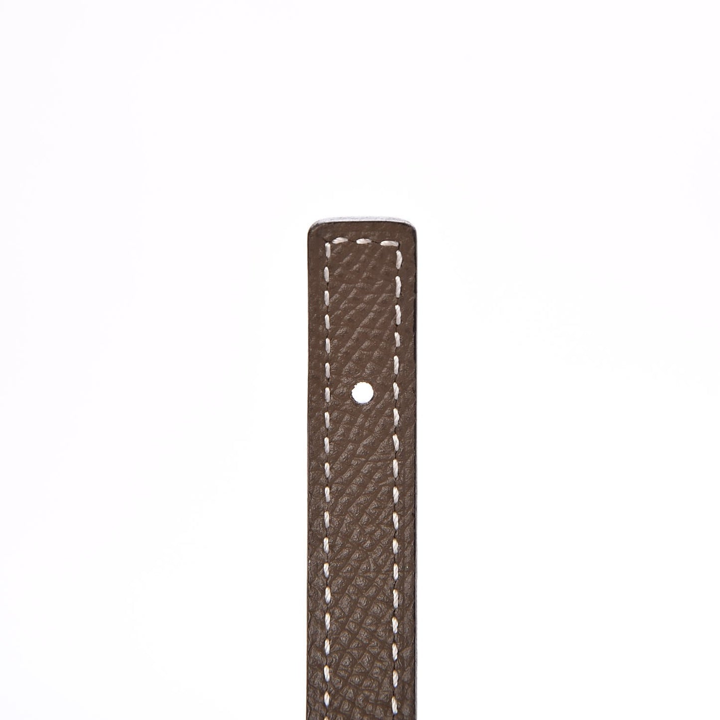 Epsom 13mm Belt Strap 75 White Etoupe