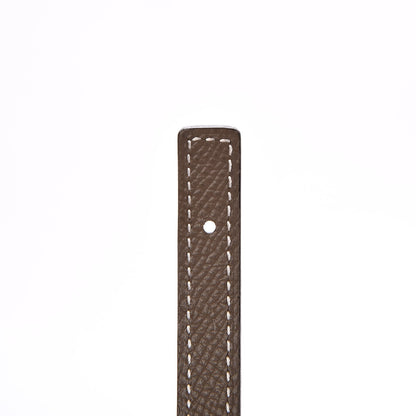 Hermes Epsom 13mm Belt Strap 75 White Etoupe 4 of 6