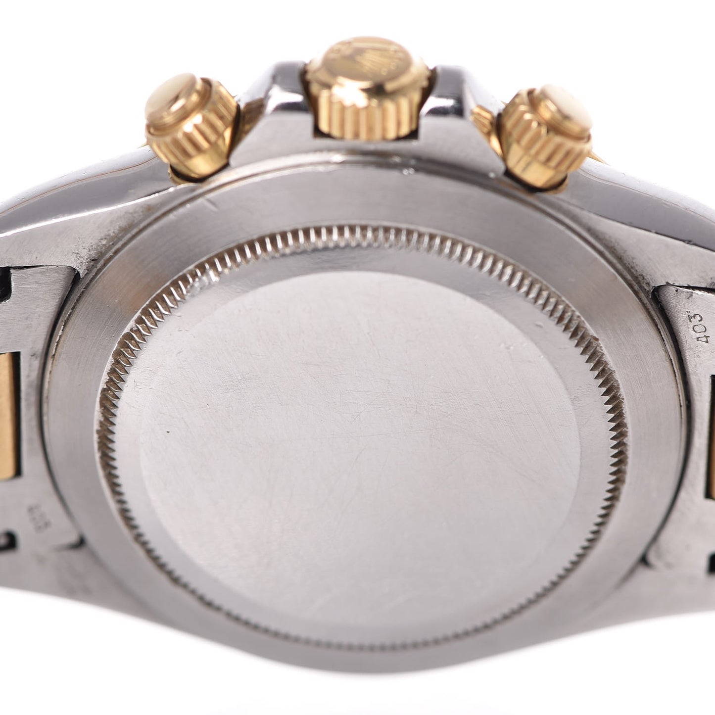 Stainless Steel 18K Yellow Gold 40mm Oyster Perpetual Cosmograph Daytona Watch White 16523