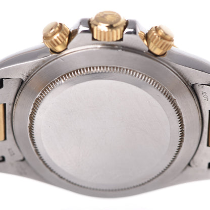 Rolex Stainless Steel 18K Yellow Gold 40mm Oyster Perpetual Cosmograph Daytona Watch White 16523 6 of 11