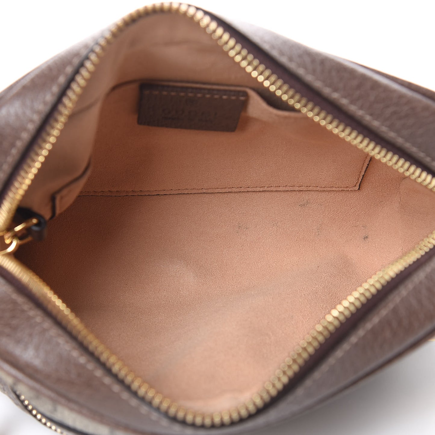 GG Supreme Monogram Web Mini Ophidia Shoulder Bag Brown