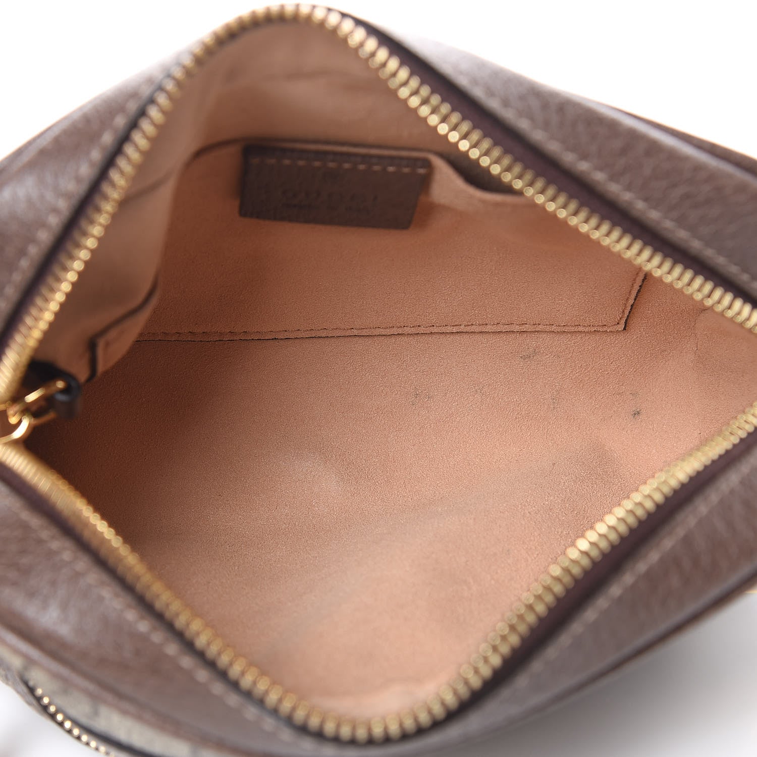 Gucci GG Supreme Monogram Web Mini Ophidia Shoulder Bag Brown 5 of 12