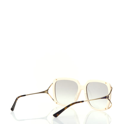 Gucci Acetate Butterfly Sunglasses GG0647S Ivory Gold 4 of 8