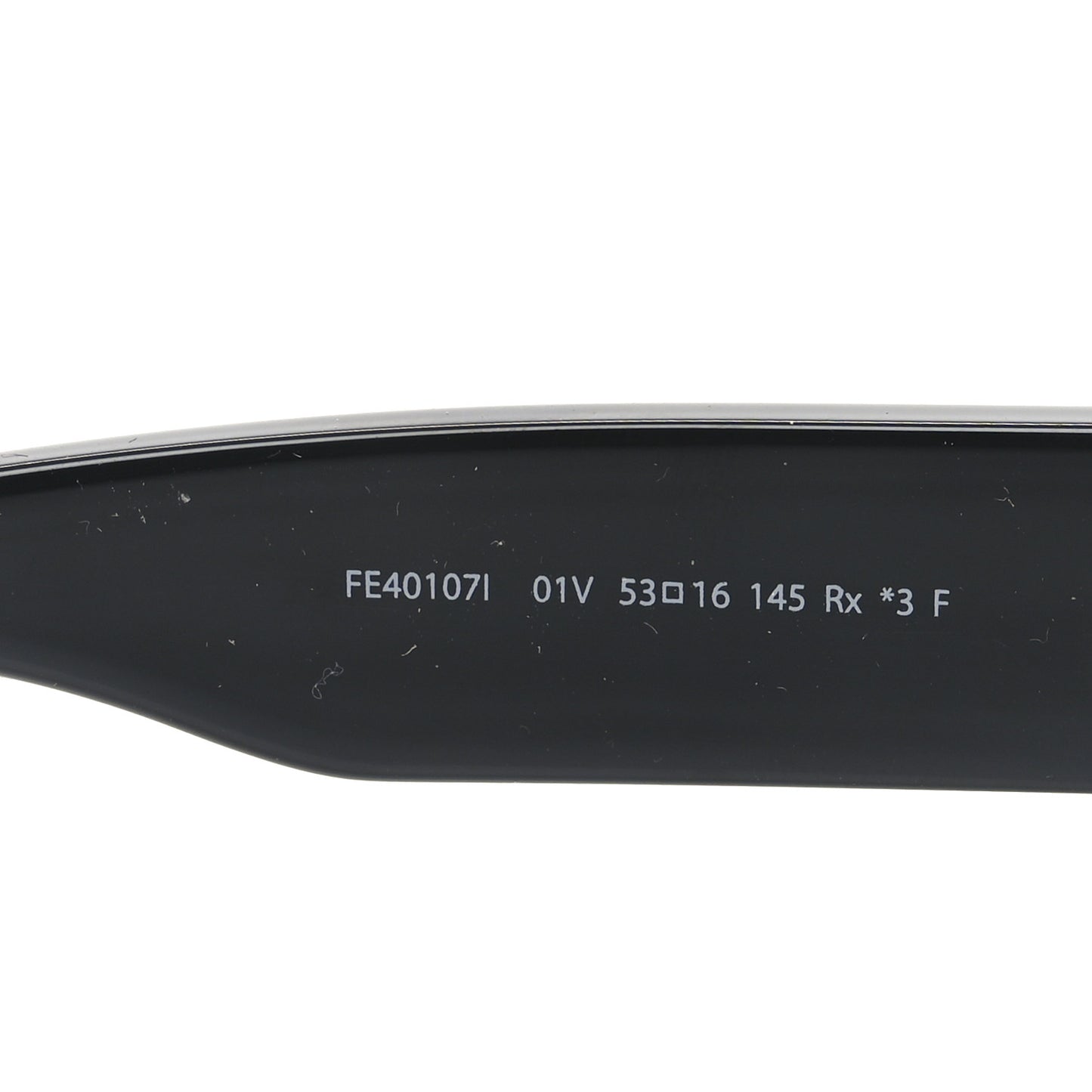 Acetate O'Lock Square Sunglasses FE40107I Black