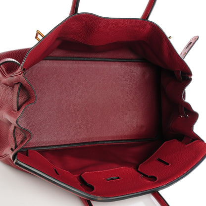 Hermes Taurillon Clemence JPG Birkin 42 Rouge H 10 of 19