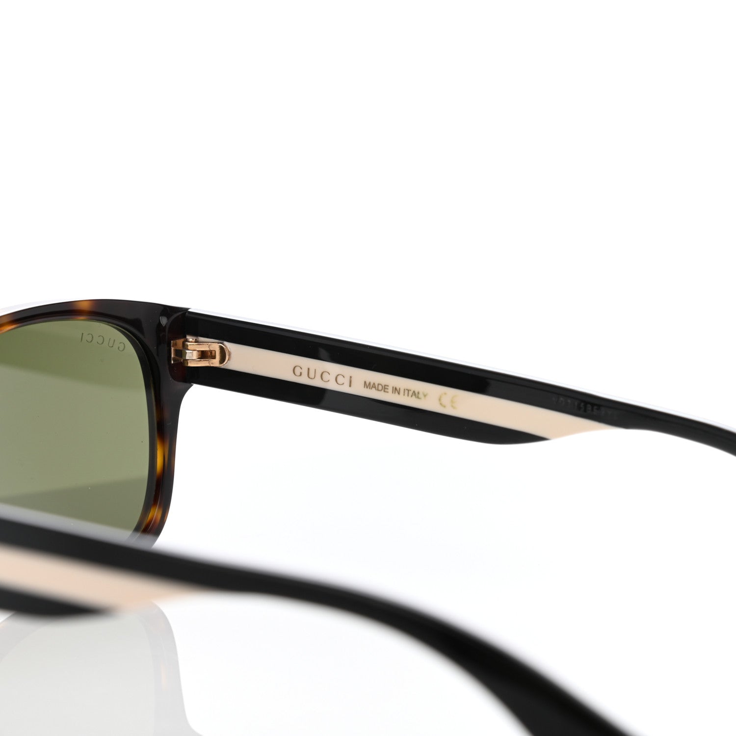 Gucci Acetate Square Frame Web Sunglasses GG0341S Tortoise 12 of 13