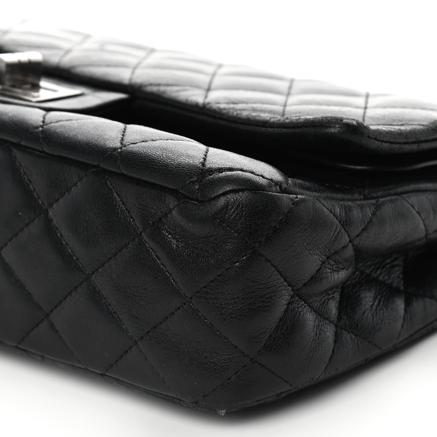 Chanel Lambskin Quilted Medium Hybrid Reissue Flap Black 10 of 13