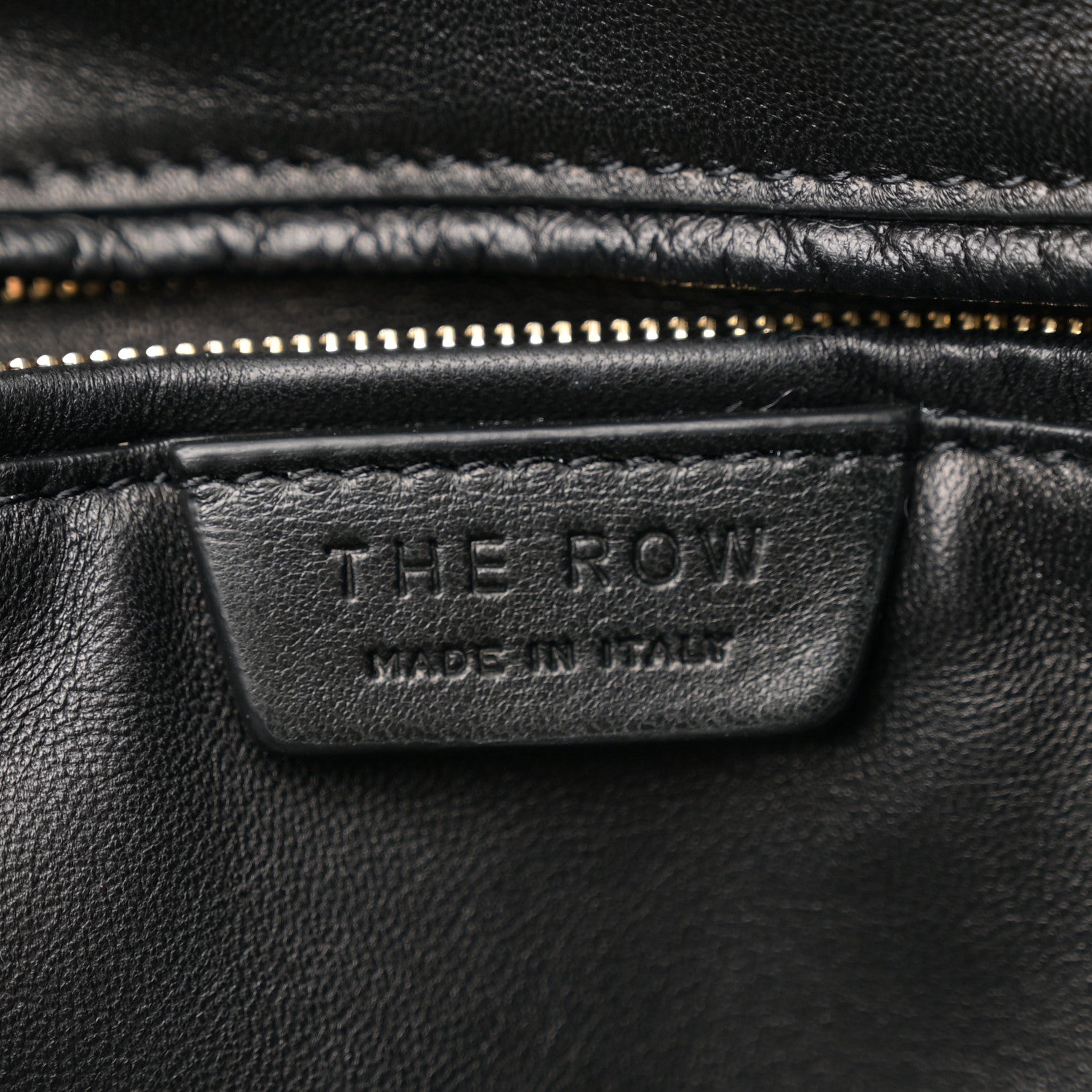 The Row Grained Calfskin Joe Backpack Black 6 of 9